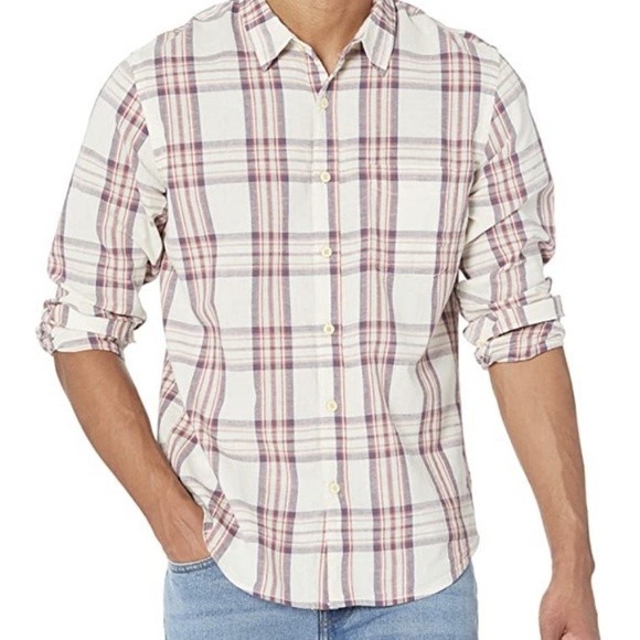 Lucky Brand Other - Lucky Brand Long Sleeve Button Up Plaid Classic Fit San Gabriel Shirt Size XL